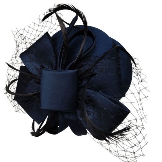 Blue English Jockey Club Small Bowler Hat Blue English Jockey Club Small Bowler Hat