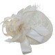White English Jockey Club Small Bowler Hat White English Jockey Club Small Bowler Hat