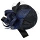 Blue Feather Vintage Small Bowler Hat Blue Feather Vintage Small Bowler Hat