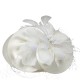 White French Style Elegant Mesh Bowler Hat