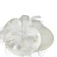 White French Style Elegant Mesh Bowler Hat