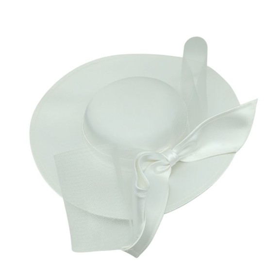 French retro elegant simple satin big bow bow hat French retro elegant simple satin big bow bow hat