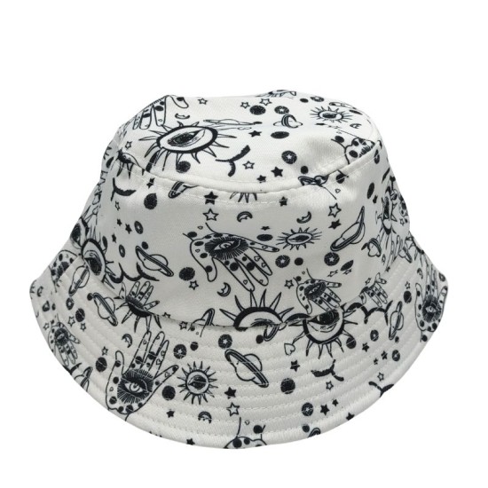 Graffiti painting Fisherman's hat Graffiti painting Fisherman's hat