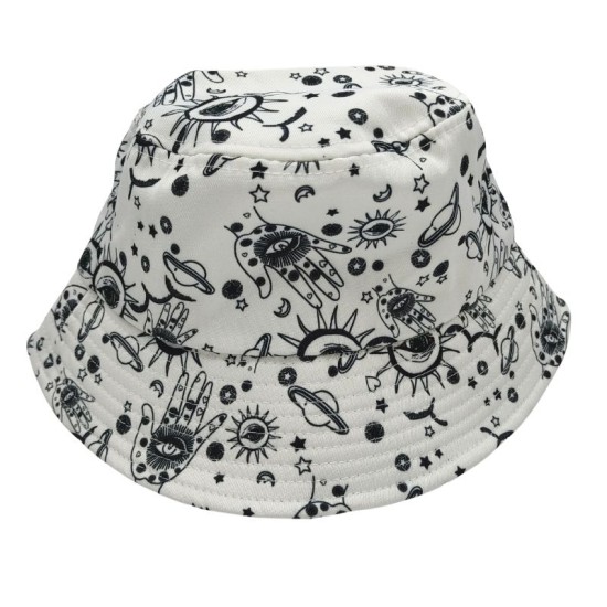 Graffiti painting Fisherman's hat Graffiti painting Fisherman's hat