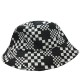 Stitching checkerboards Fisherman's hat Stitching checkerboards Fisherman's hat