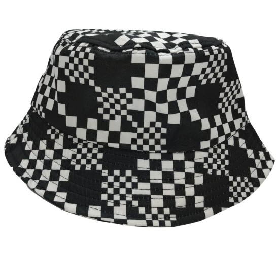 Stitching checkerboards Fisherman's hat Stitching checkerboards Fisherman's hat