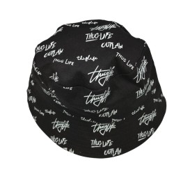 Black Embroidered Visor